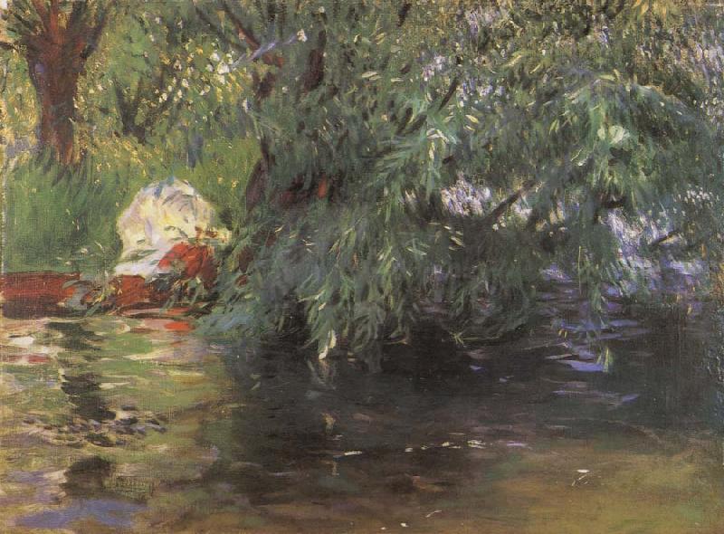 John Singer Sargent A Backwater Calcot Mill Near Reading